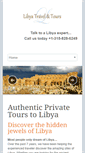 Mobile Screenshot of libyatravelandtours.com